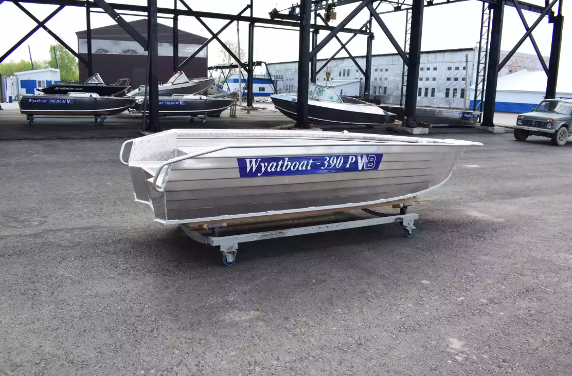 Алюминиевая лодка Wyatboat-390Р Увеличенный борт в Иваново