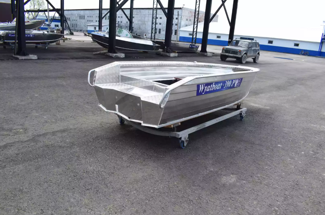 Алюминиевая лодка Wyatboat-390Р Увеличенный борт в Иваново