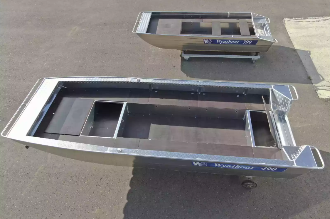 Алюминиевая лодка Wyatboat-490 Jonboat в Иваново