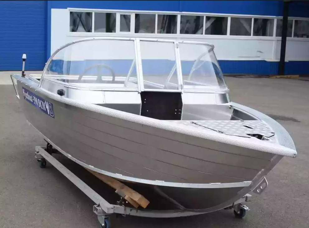 Алюминиевая лодка Wyatboat-390 DCM Увеличенный борт в Иваново
