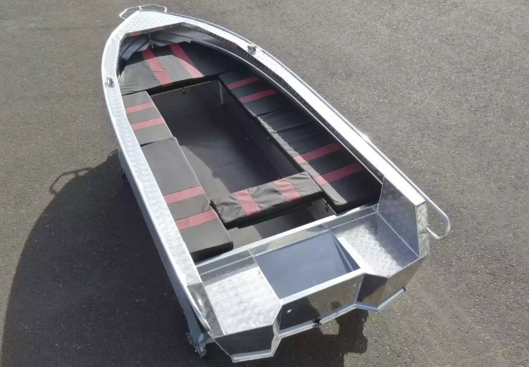 Алюминиевая лодка Wyatboat-390РМ увеличенный борт в Иваново