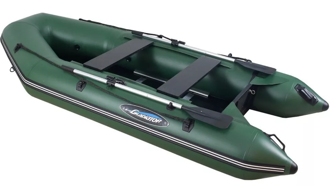 МОТОРНО-ГРЕБНАЯ ЛОДКА ПВХ GLADIATOR A 280 ТК С ФАНЕРНЫМ ДНОМ в Иваново