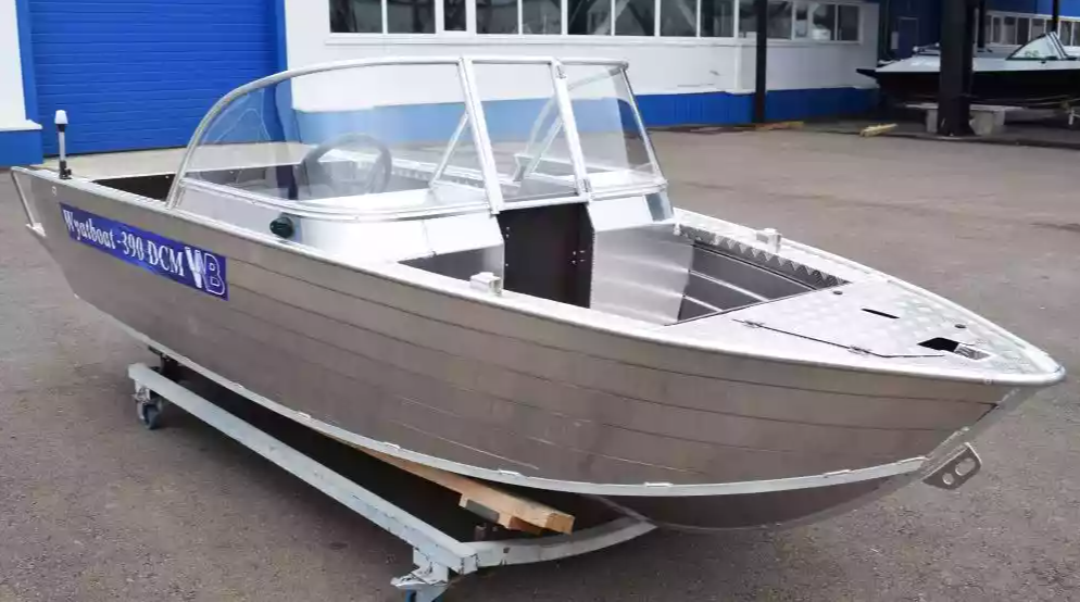 Алюминиевая лодка Wyatboat-390 DCM Увеличенный борт в Иваново