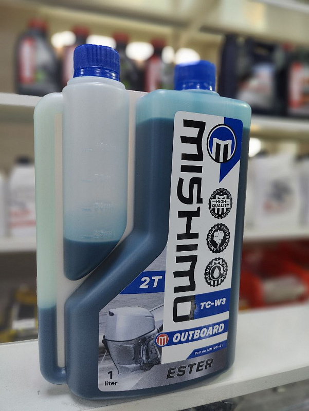 Масло MISHIMO 2T OUTBOARD (ESTER) полусинтетика 1 л в Иваново