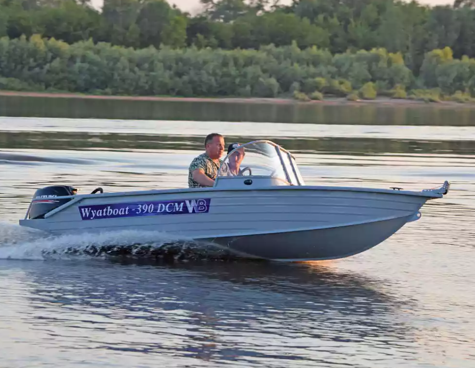 Алюминиевая лодка Wyatboat-390 DCM в Иваново