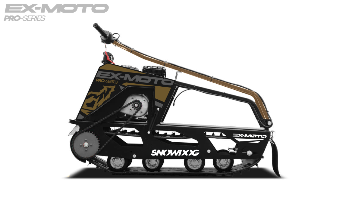 Мотобуксировщик EX-MOTO SNOWDOG S380 8л.с. в Иваново