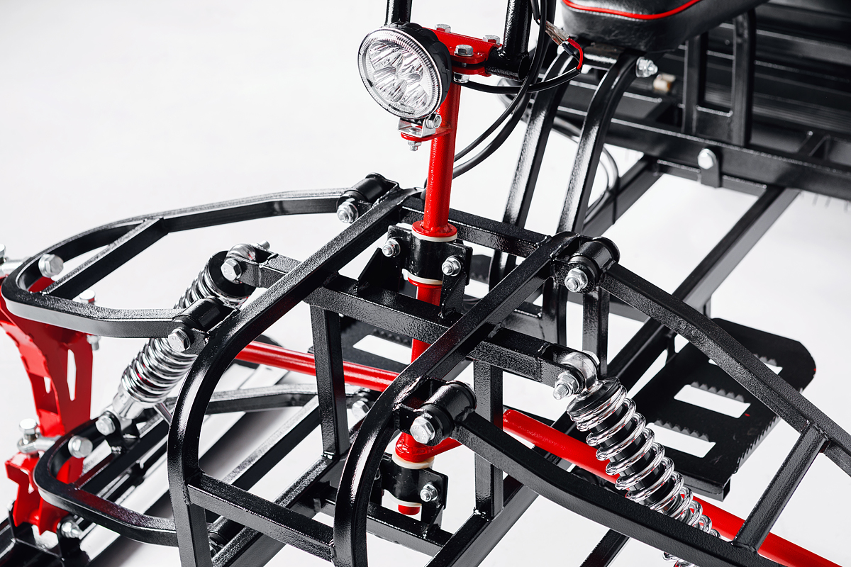 Лыжный модуль IKUDZO с подогревом ручек пластиковые лыжи в Иваново