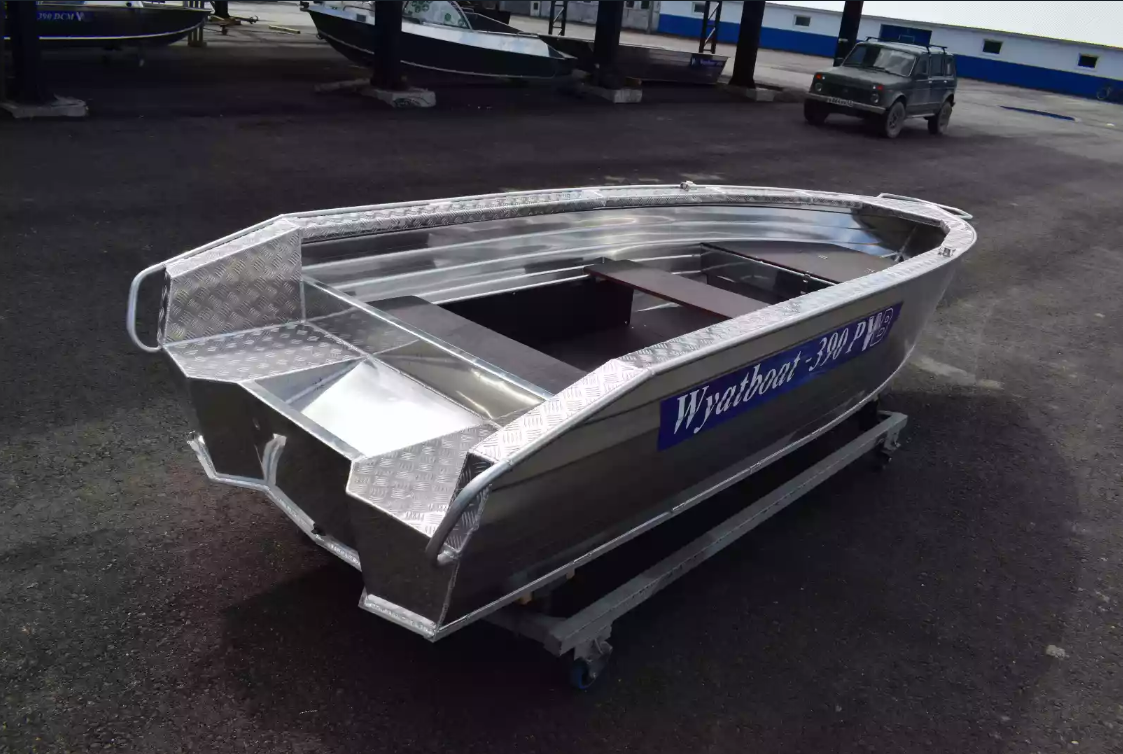 Алюминиевая лодка Wyatboat-390Р Увеличенный борт в Иваново