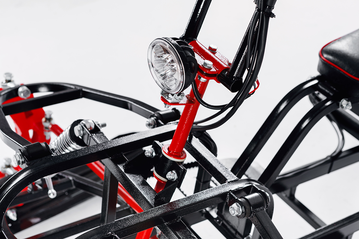 Лыжный модуль IKUDZO с подогревом ручек пластиковые лыжи в Иваново