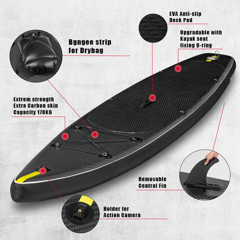 SUP (САП) ДОСКА MISHIMO CARBON DARKSIDE 11’ (335СМ) в Иваново