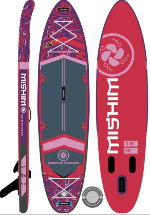 SUP (САП) Доска MISHIMO PRO-MAX Viva Magenta 10.8’ (330см) в Иваново