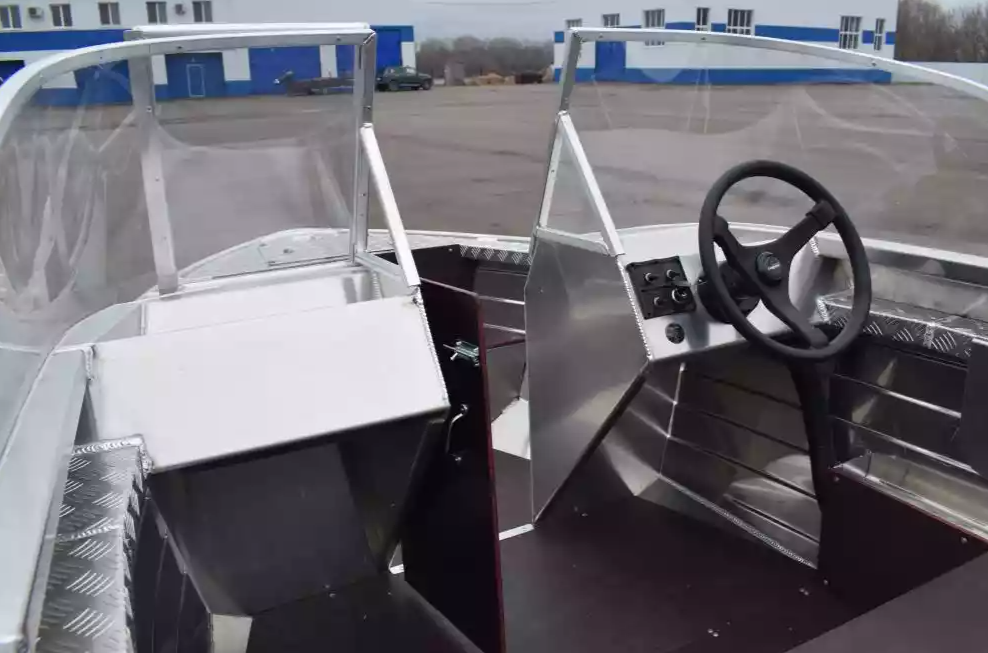 Алюминиевая лодка Wyatboat-390 DCM Увеличенный борт в Иваново