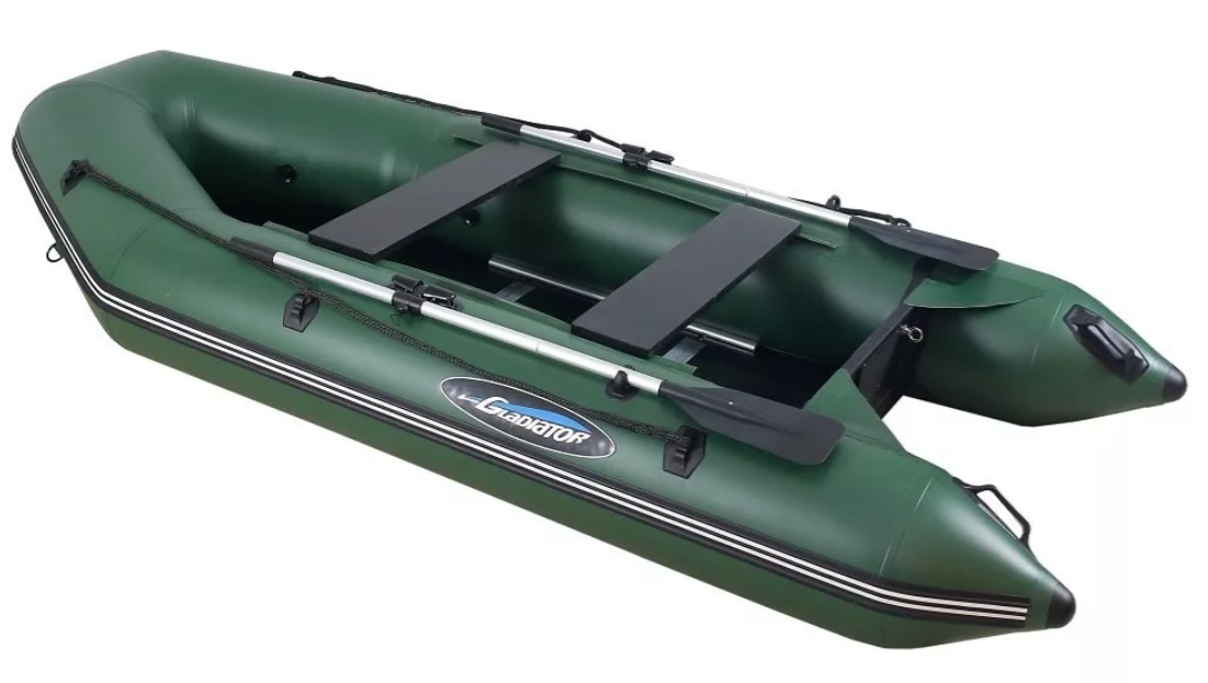 МОТОРНО-ГРЕБНАЯ ЛОДКА ПВХ GLADIATOR А 340 ТК С ФАНЕРНЫМ ПОЛОМ в Иваново