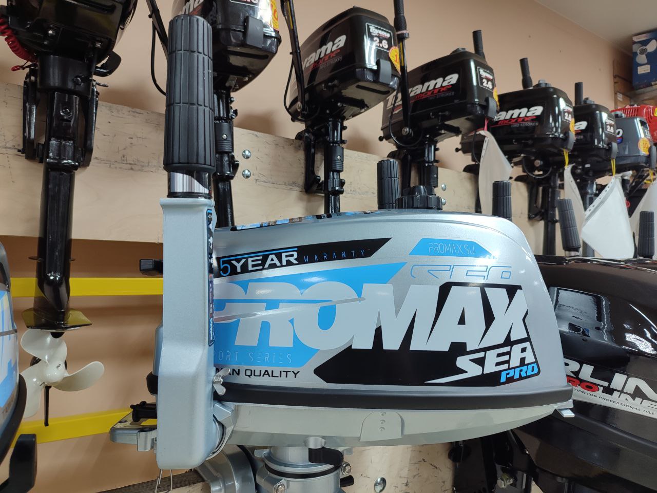 Лодочный мотор PROMAX SP5FHS (внешний бак 12 л) в Иваново