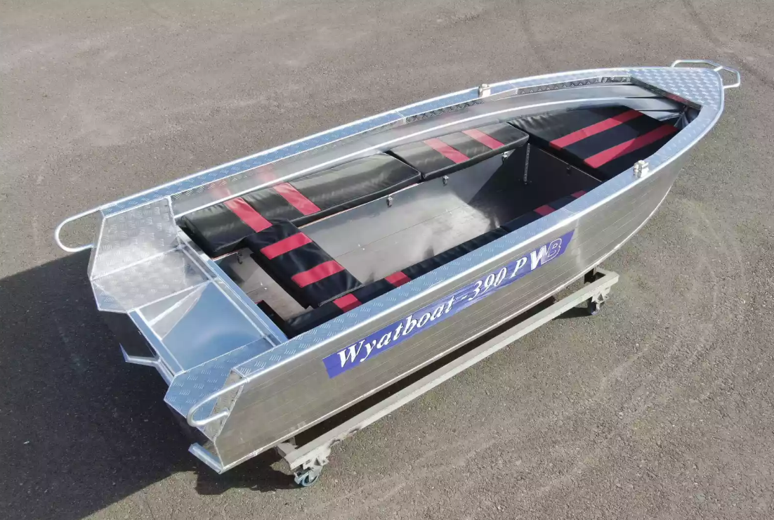 Алюминиевая лодка Wyatboat-390РМ увеличенный борт в Иваново