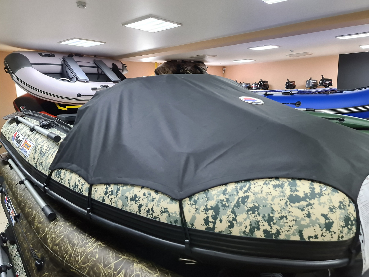 КОМПЛЕКТ НОСОВОГО ТЕНТА К ЛОДКЕ SMARINE AIR MAX 380 ЧЕРНЫЙ в Иваново