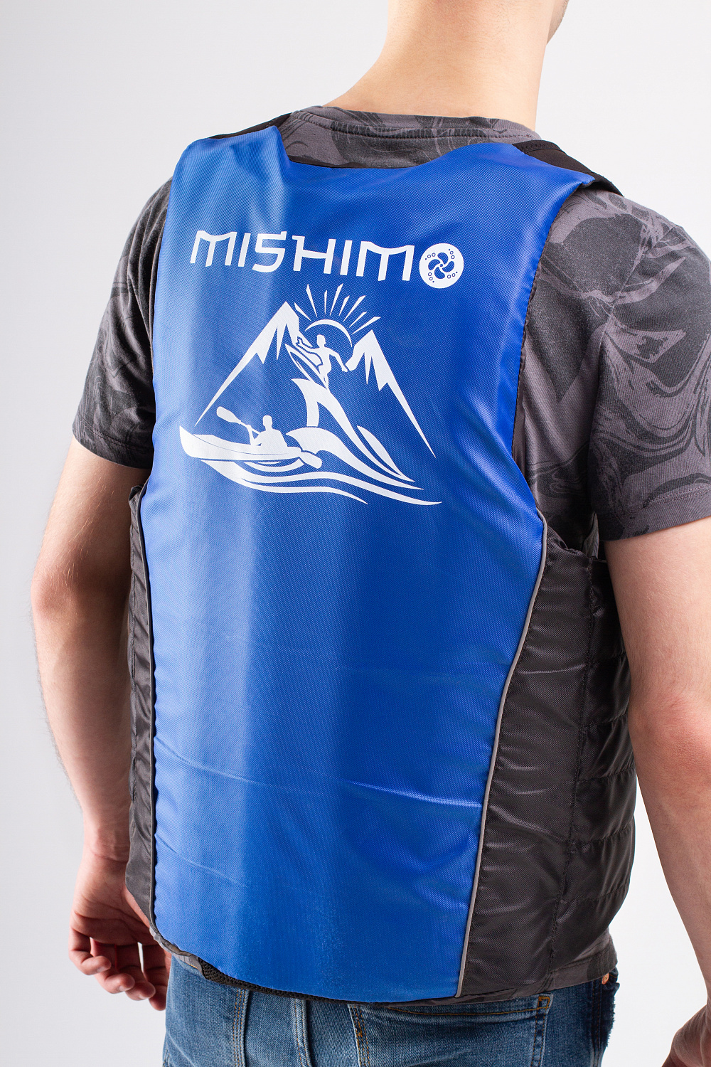 Жилет спасательный MISHIMO PRO Премиум качества Черно-синий в Иваново