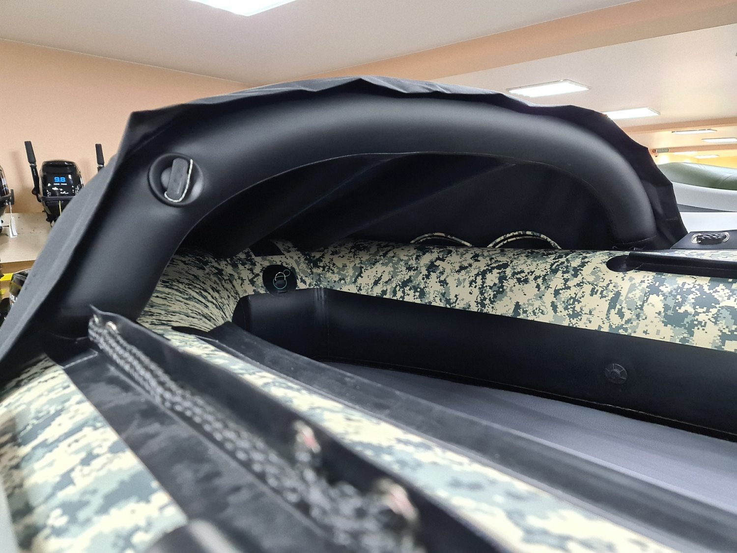 КОМПЛЕКТ НОСОВОГО ТЕНТА К ЛОДКЕ SMARINE AIR MAX 380 ЧЕРНЫЙ в Иваново