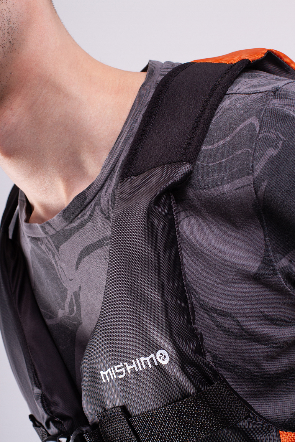 Жилет спасательный MISHIMO PRO Премиум качества Черно-оранжевый в Иваново